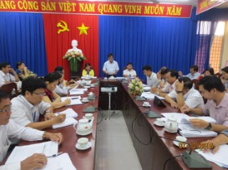 UBND huyện Dương MInh Châu tổ chức phiên họp định kỳ tháng 12 năm 2016