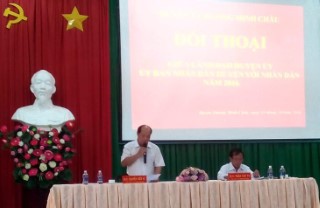 Huyện Dương Minh Châu: Tổ chức đối thoại giữa lãnh đạo huyện với nhân dân