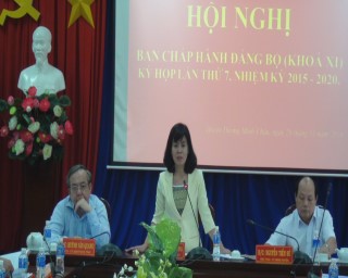 Ban Chấp hành Đảng bộ huyện Dương Minh Châu họp phiên thường lệ tháng 11 năm 2016