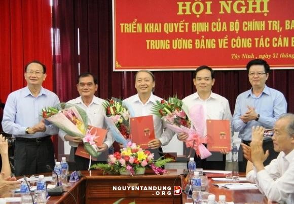 Ông Trần Lưu Quang được bổ nhiệm làm Bí thư Tỉnh ủy Tây Ninh