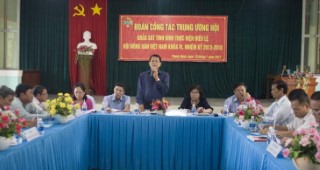 Trung ương Hội Nông dân Việt Nam: Khảo sát tình hình thực hiện Điều lệ Hội Nông dân ở xã Phước Ninh
