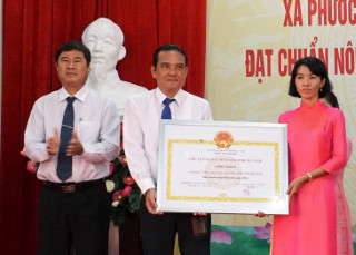 UBND tỉnh: Công nhận xã Phước Ninh đạt chuẩn nông thôn mới