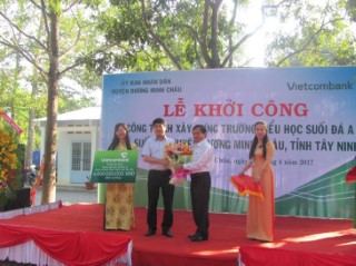 Huyện Dương Minh Châu tổ chức Lễ khởi công xây dựng Trường tiểu học Suối Đá A