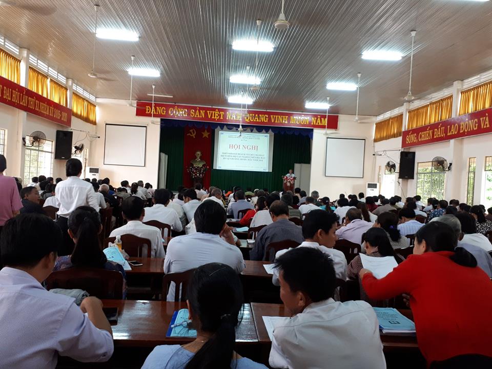 Huyện Dương Minh Châu tổ chức tập huấn rà soát hộ nghèo, hộ cận nghèo năm 2018