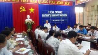 Thường trực HĐND huyện Dương Minh Châu: Tổ chức phiên giải trình về những vấn đề mà đại biểu HĐND huyện quan tâm
