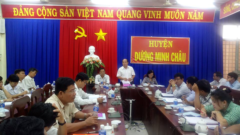 Thường trực HĐND huyện Dương Minh Châu tổ chức giao ban định kỳ 9 tháng năm 2018