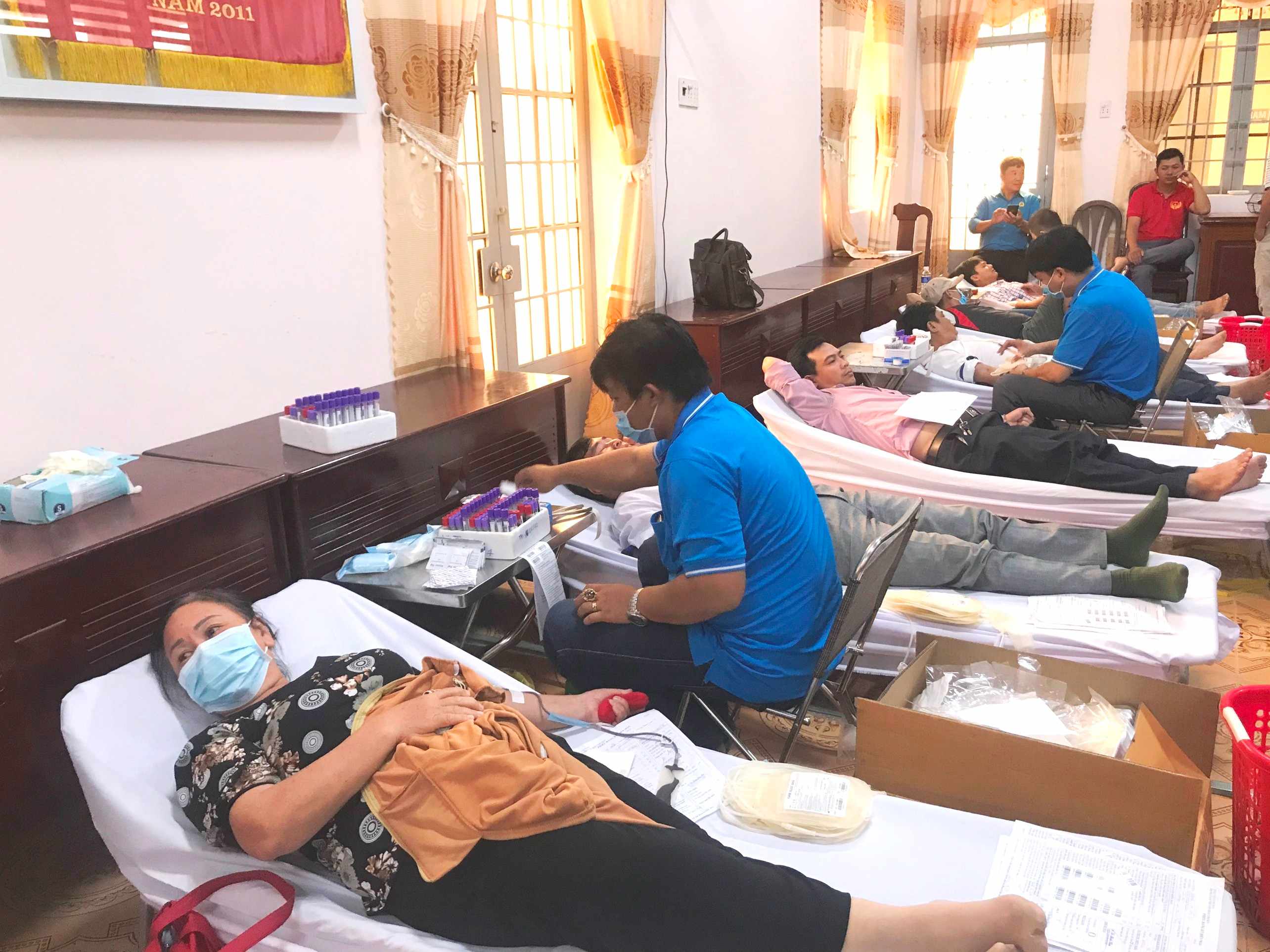 Huyện Dương Minh Châu:  Đạt 114% chỉ tiêu hiến máu tình nguyện năm 2020