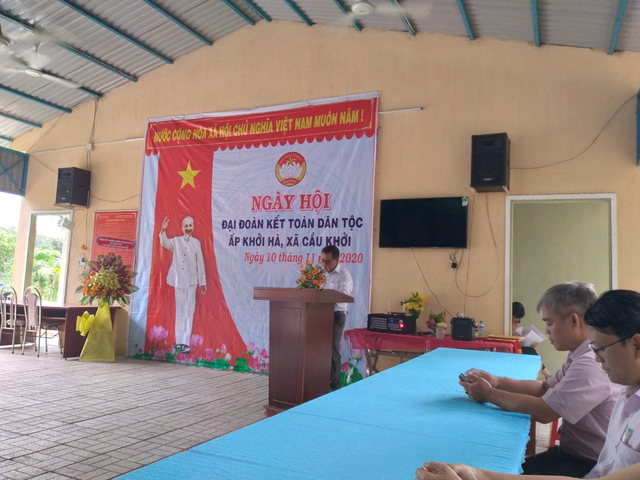 Ấp Khởi Hà, xã Cầu Khởi tổ chức ngày hội Đại Đoàn Kết toàn dân tộc