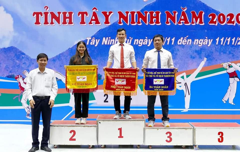 Huyện Dương Minh Châu đạt hạng nhất toàn đoàn tại giải trẻ và vô địch Taekwondo tỉnh Tây Ninh năm 2020.