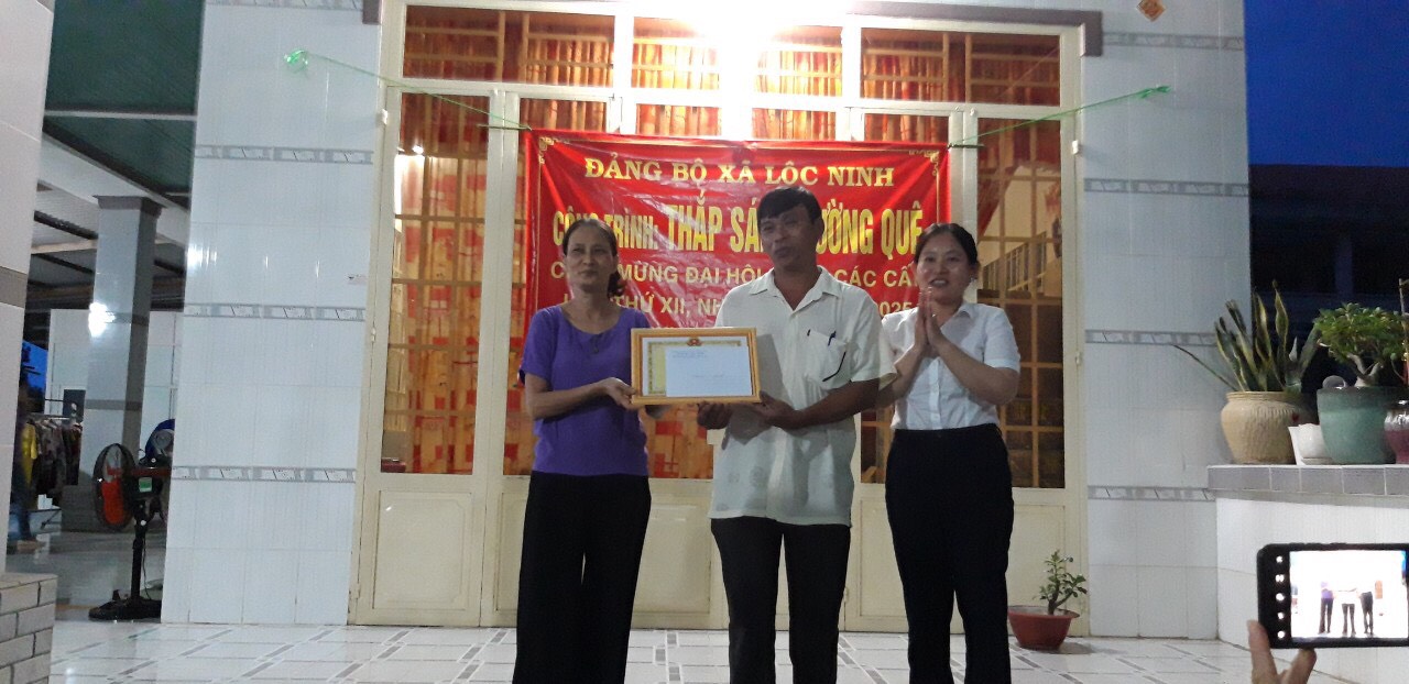 Lộc Ninh ra mắt công trình chào mừng Đại hội Đảng bộ xã lần thứ XII, nhiệm kỳ 2020-2025
