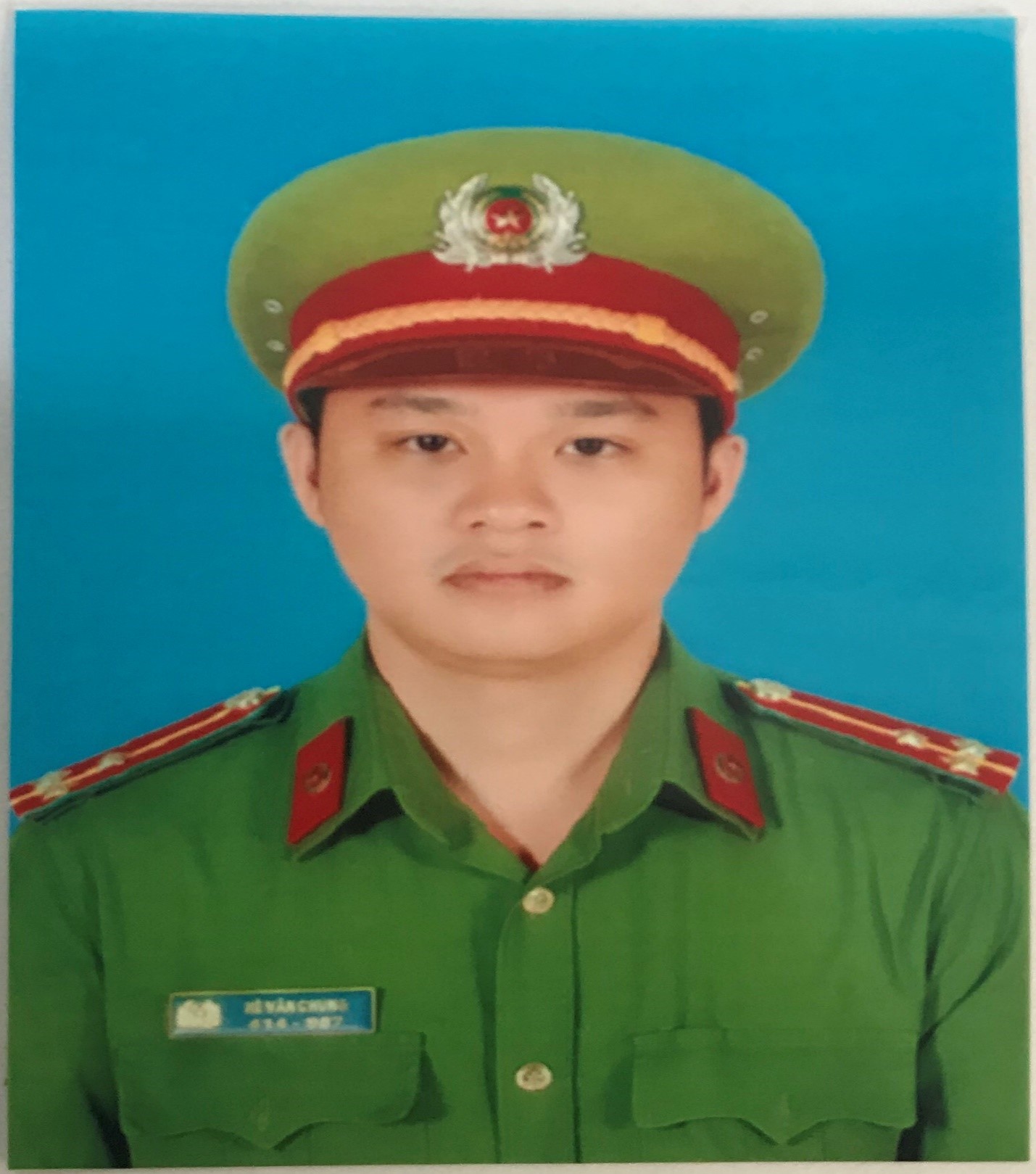 Thượng úy Hè Văn Chung, Phó trưởng Công an xã điển hình tiên tiến trong phong trào phòng chống tệ nạn xã hội trên địa bàn xã Cầu Khởi