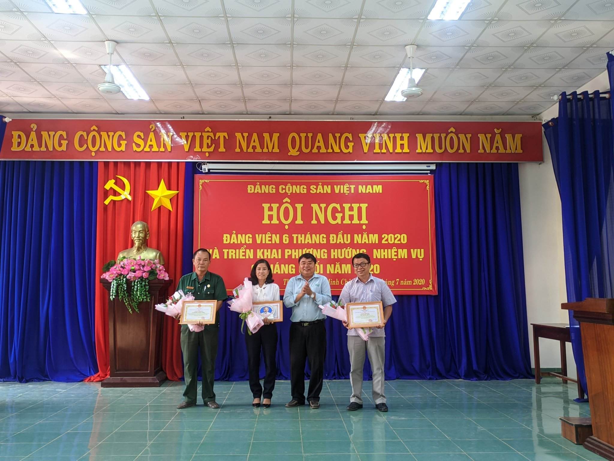 Đảng ủy Thị trấn Dương Minh Châu tổ chức hội nghị sơ kết 6 tháng đầu năm