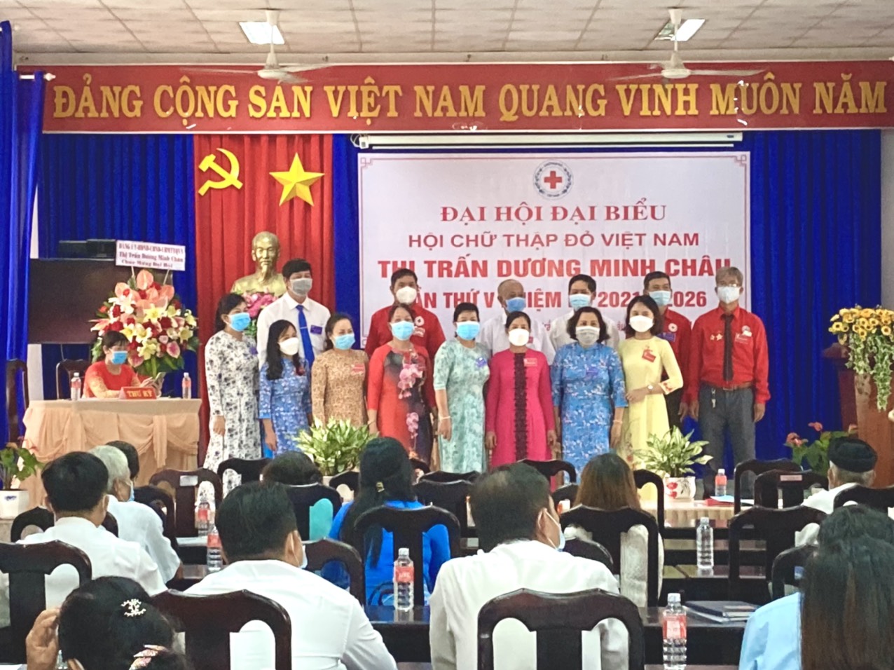Hội Chữ thập đỏ Thị trấn Dương Minh Châu tổ chức Đại hội Đại biểu  khoá V, nhiệm kỳ 2021-2026