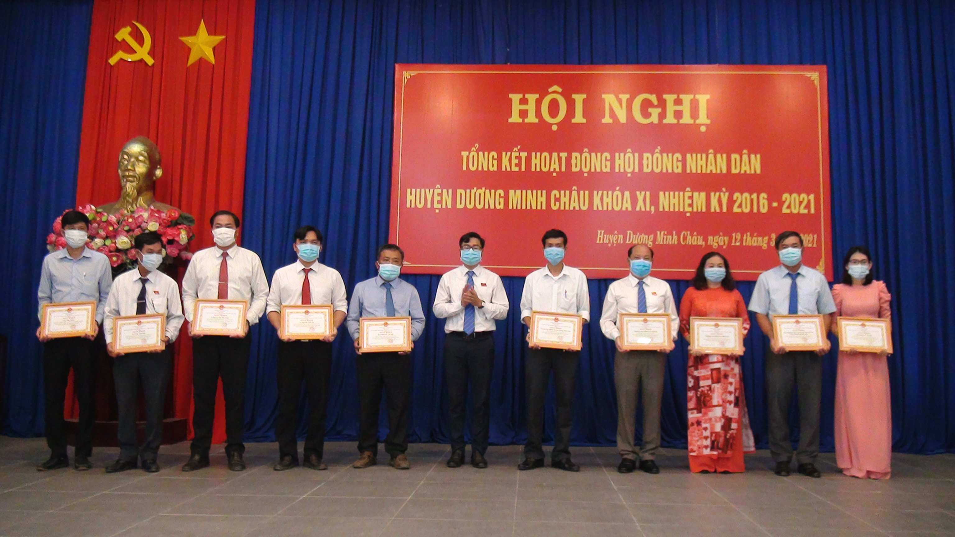 Hội đồng nhân dân huyện Dương Minh Châu tổng kết hoạt động nhiệm kỳ 2016-2021