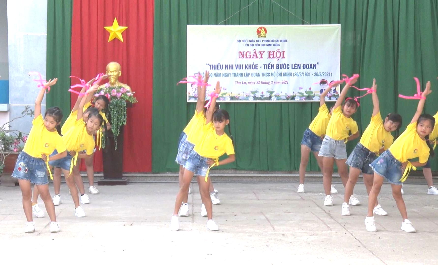 Hội đồng đội huyện Dương Minh Châu tổ chức ngày hội “Thiếu nhi vui khỏe- tiến bước lên đoàn”