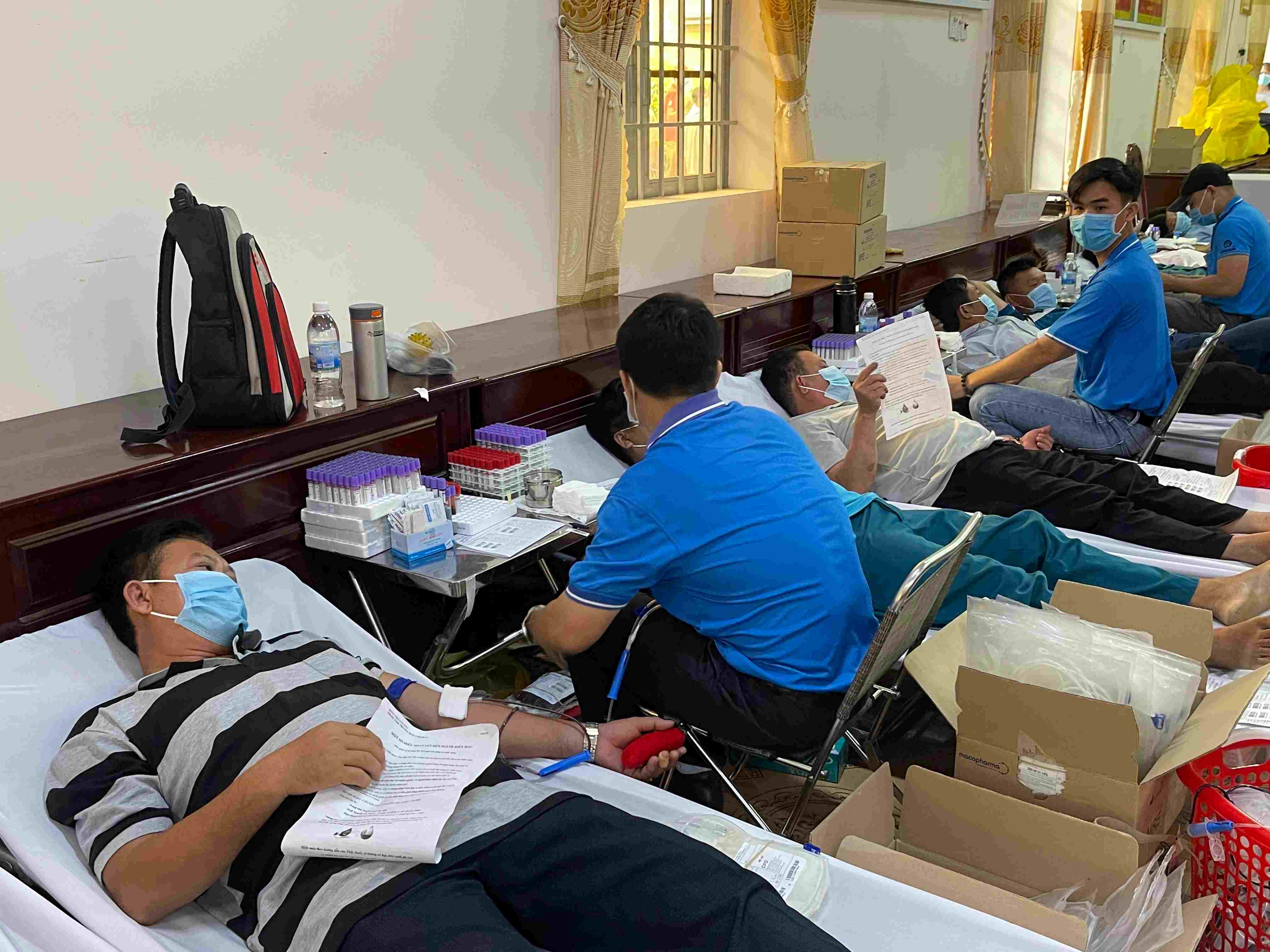Huyện Dương Minh Châu hiến gần 500 đơn vị máu 