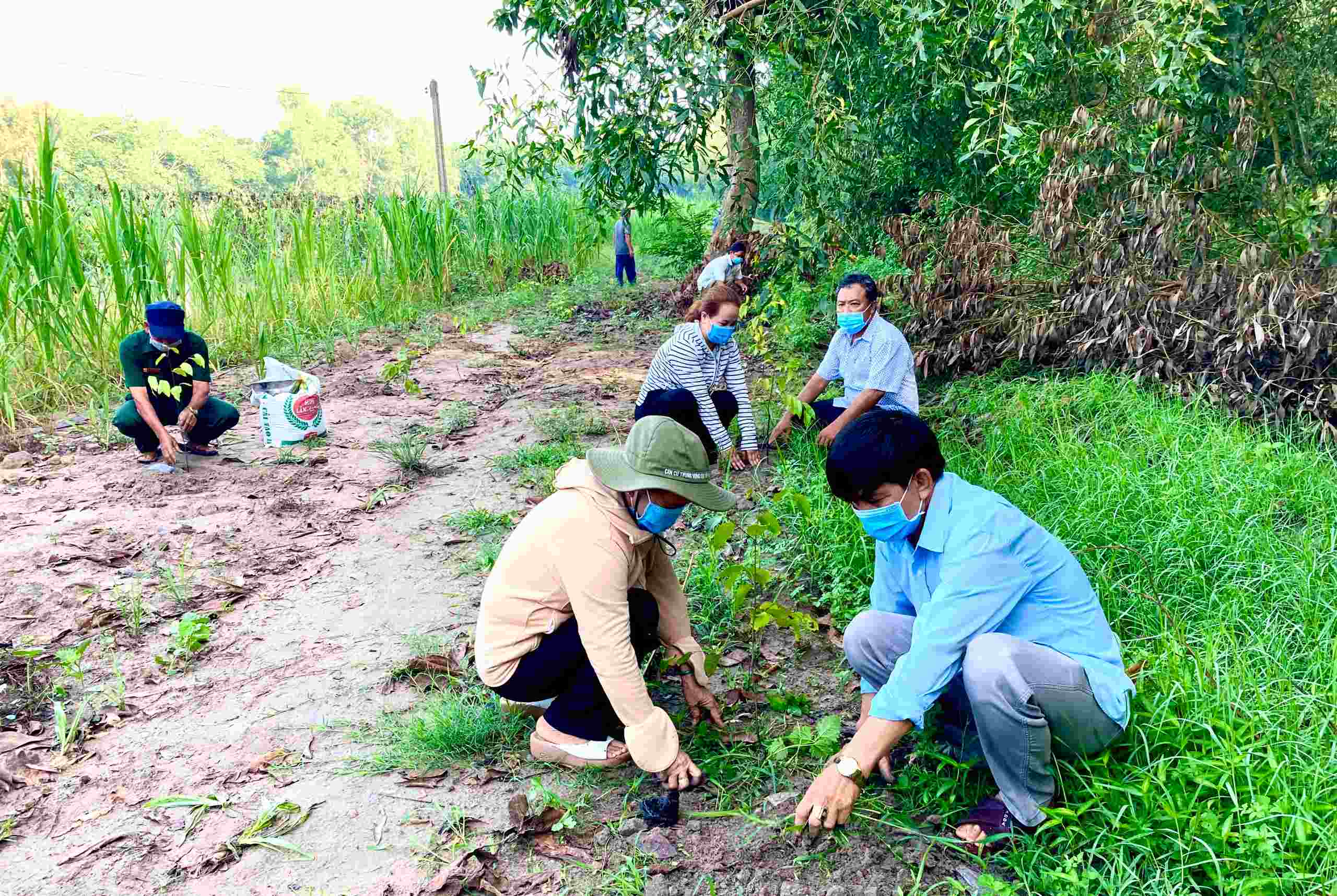 Lễ phát động trồng 120 cây xanh tại xã Phước Ninh huyện Dương Minh Châu
