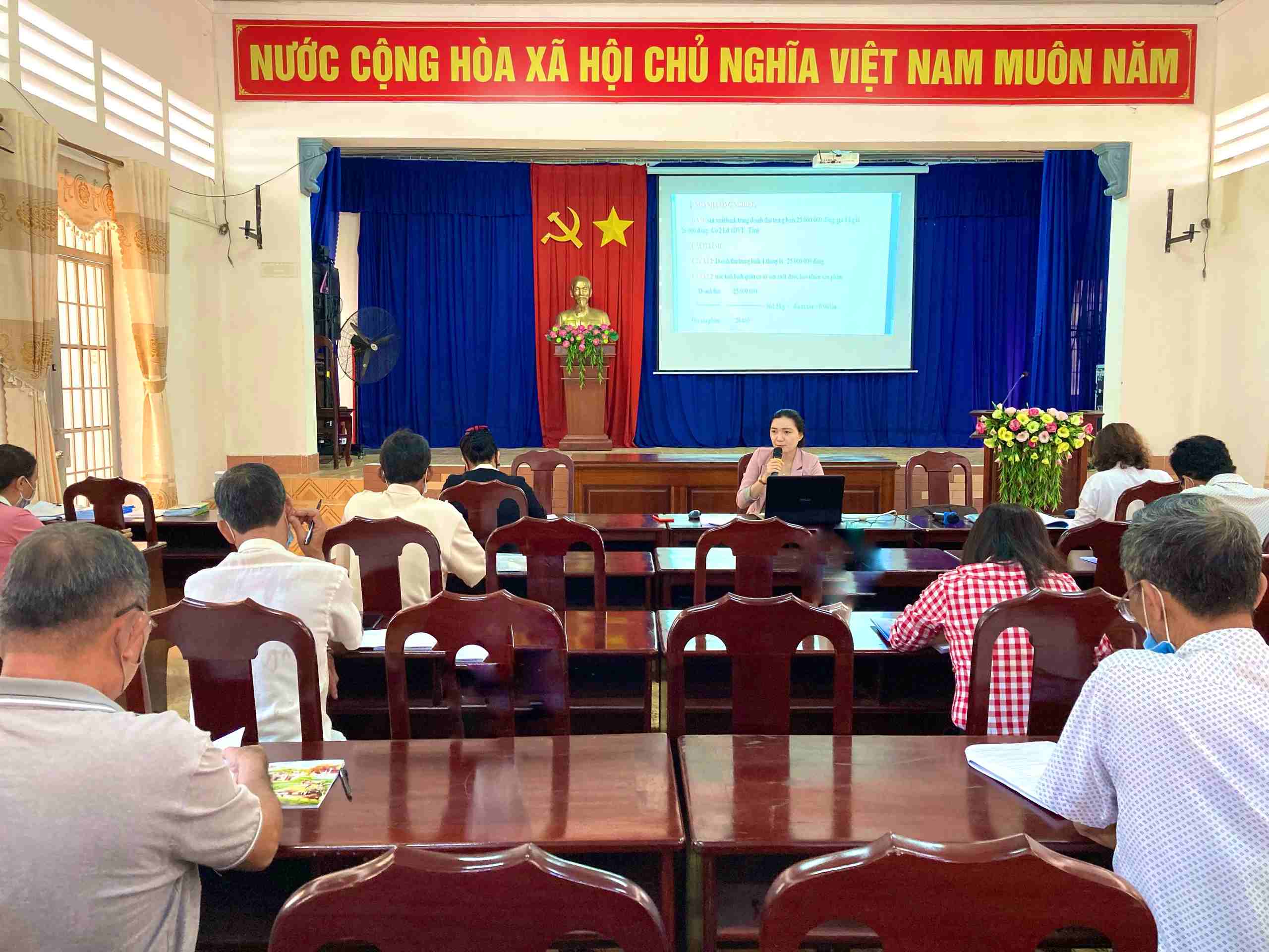 Huyện Dương Minh Châu: Tập huấn tổng điều tra kinh tế và điều tra cơ sở hành chính năm 2021