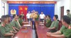 Lãnh đạo huyện Dương Minh Châu thăm, tặng hoa chúc mừng  Công an huyện nhân Ngày truyền thống lực lượng Công an Nhân dân