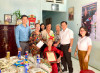 Phó Bí thư Thường trực Huyện ủy Dương Minh Châu thăm, tặng quà Tết cho gia đình chính sách và công dân trên 100 tuổi